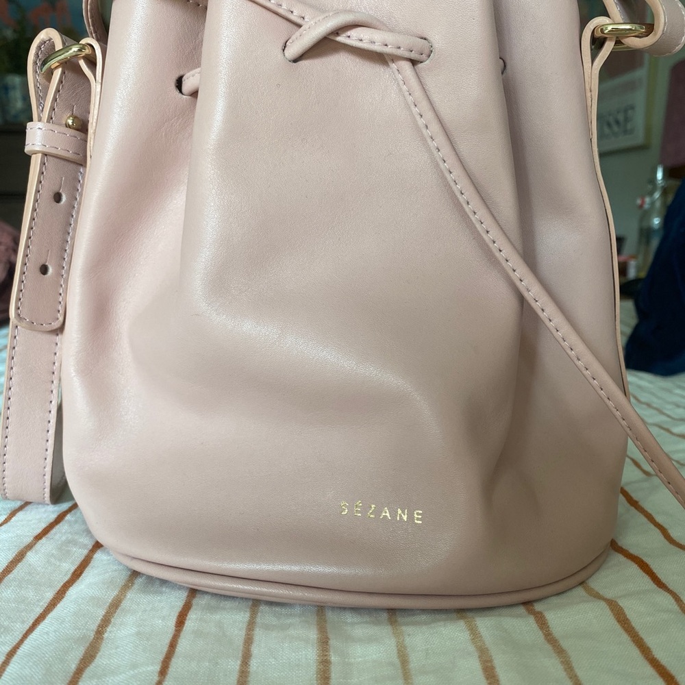 New Sézane mini farrow bag light pink - Picture 4 of 4